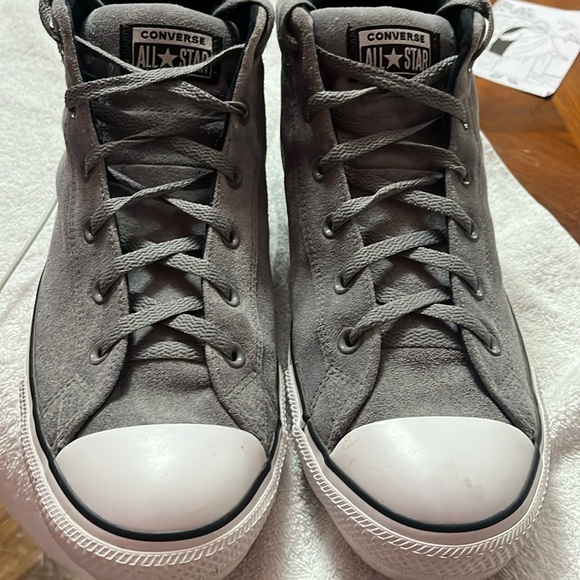 Converse C T Street Mid Varsity Jacket Sneakers size 12 - Picture 1 of 8